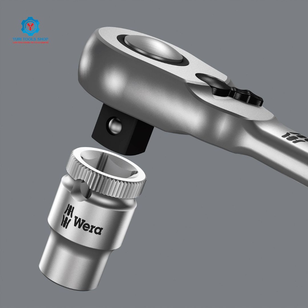 Bộ cần siết tròng cóc Wera hệ mét 8100 SB 8 Zyklop Metal Ratchet Set - 05004048001