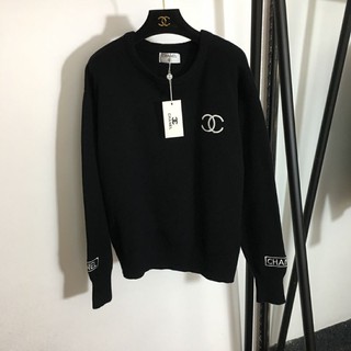 Áo len cổ tròn 𝑐ℎ𝑎𝑛𝑒𝑙 CN channel