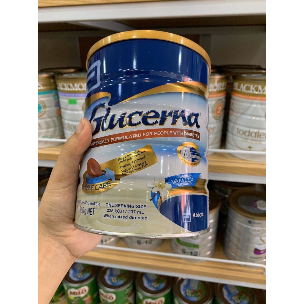 Sữa dành cho người tiếu đường Glucerna Úc 850g