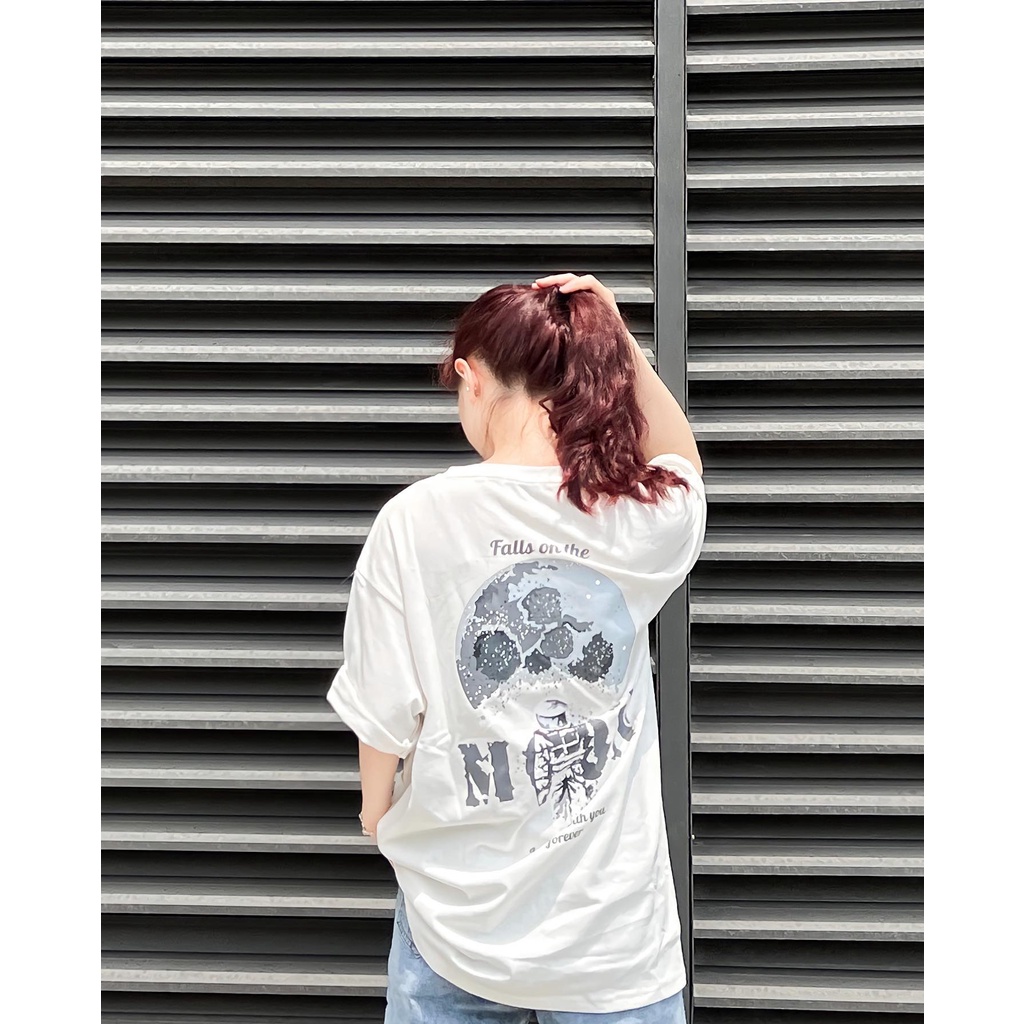 Áo thun chữ MOON hình sau lưng quảng châu thời trang nữ miho house