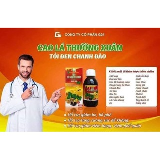 cao ho lá thường xuân tỏi đen chanh đào mật ong