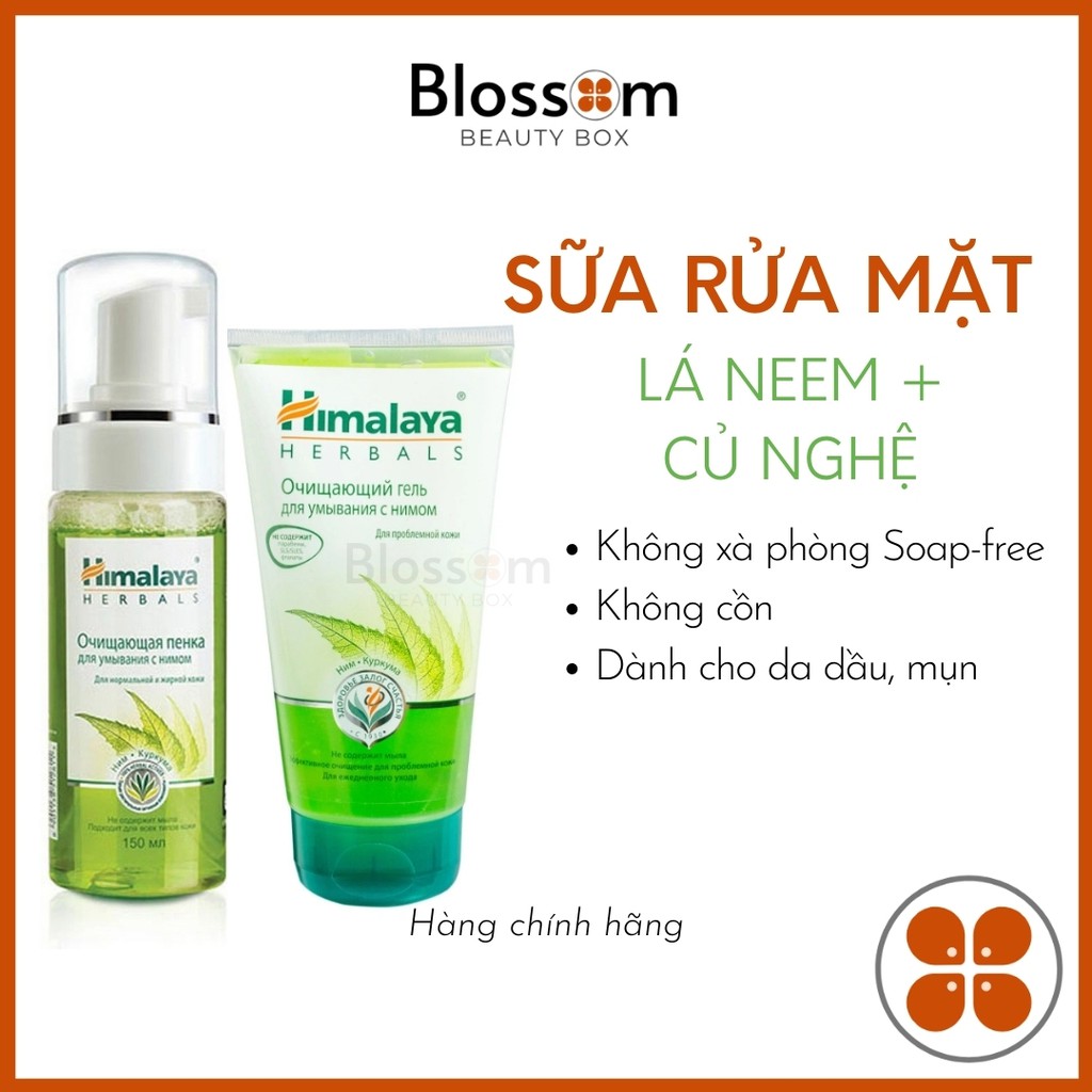 Sữa rửa mặt lá neem Himalaya herbals Nga