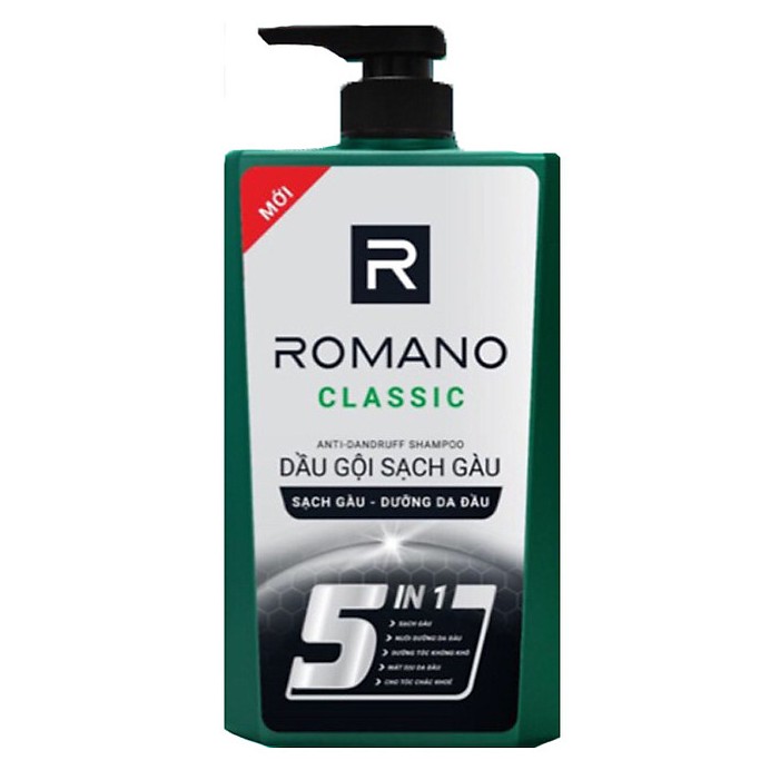 Dầu gội Cho Nam Romano 650ml