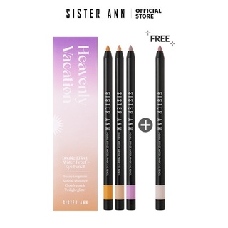 Bút kẻ mắt hai đầu chống thấm nước 3+1 set new colors