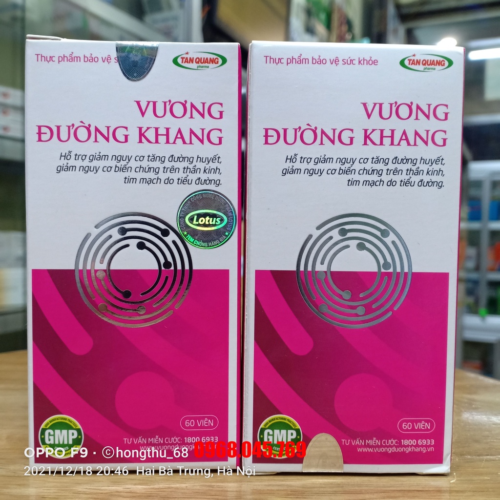 Vương Đường Khang - Giảm lượng đường trong máu, giảm biến chứng tiểu đường