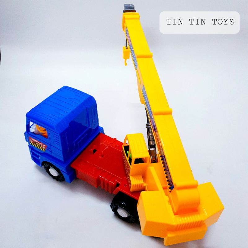 HÀNG VN - TO - ĐẸP] Đồ chơi xe cần cẩu chạy trớn 40cm