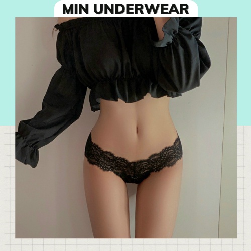 Quần Lót Nữ Lọt Khe Ren Nơ Xuyên Thấu Sexy Quyến Rủ Min Underwear 200130