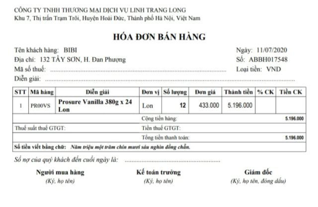 SỮA PROSURE VANI HỘP THIẾC 380G