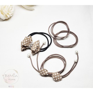 (ẢNH THẬT) Set 4 cột tóc Handmade Hàn Quốc Bemin