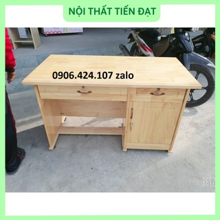 Bàn làm việc loại lớn gỗ ép ghép tự nhiên giá xưởng