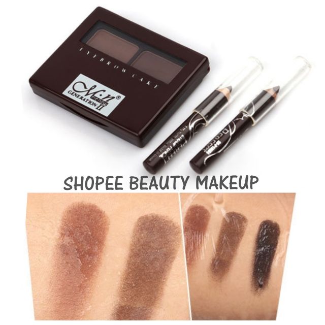 BỘT KẺ MÀY MENOW 2 Ô ( NÂU ĐẬM )