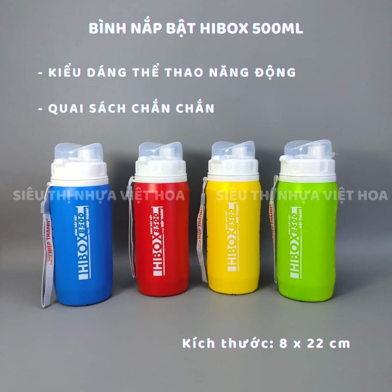 BÌNH NƯỚC THỂ THAO HIBOX, BÌNH NƯỚC CÓ QUAI XÁCH