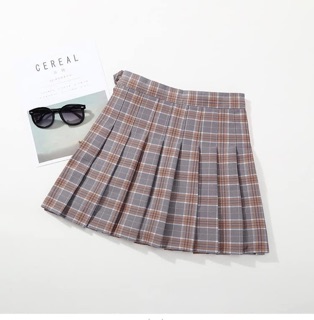 CHÂN VÁY XẾP LY CARO