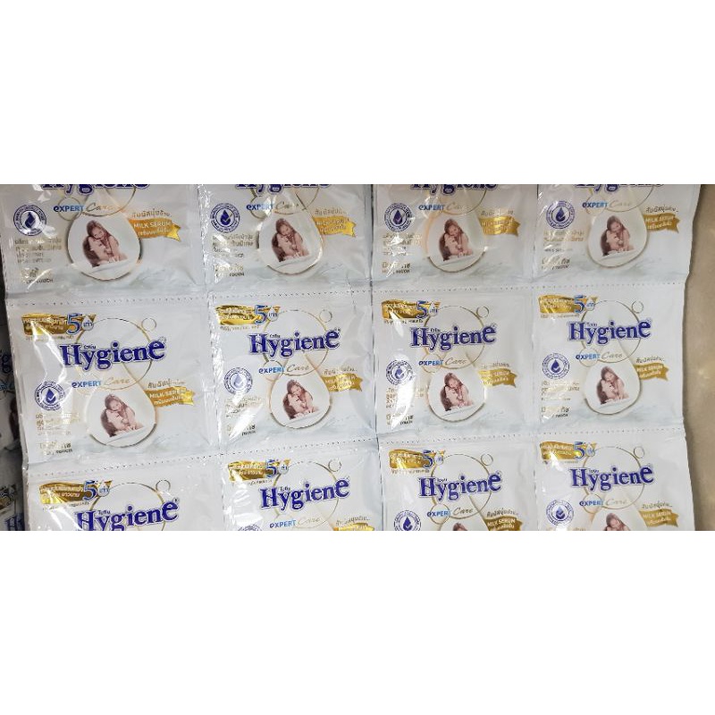 Nước xả vải 1 dây 12 gói hygiene 20ml đậm đặc thái lan