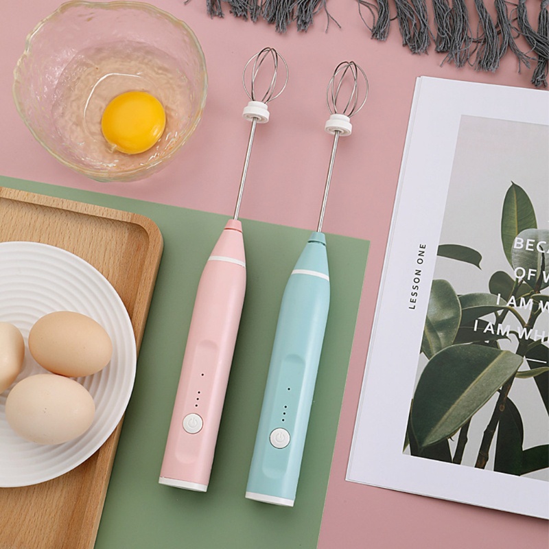 Máy Đánh Khuấy Tạo Bọt Sữa Cầm Tay Có Thể Sạc Lại Cho Cappuccino