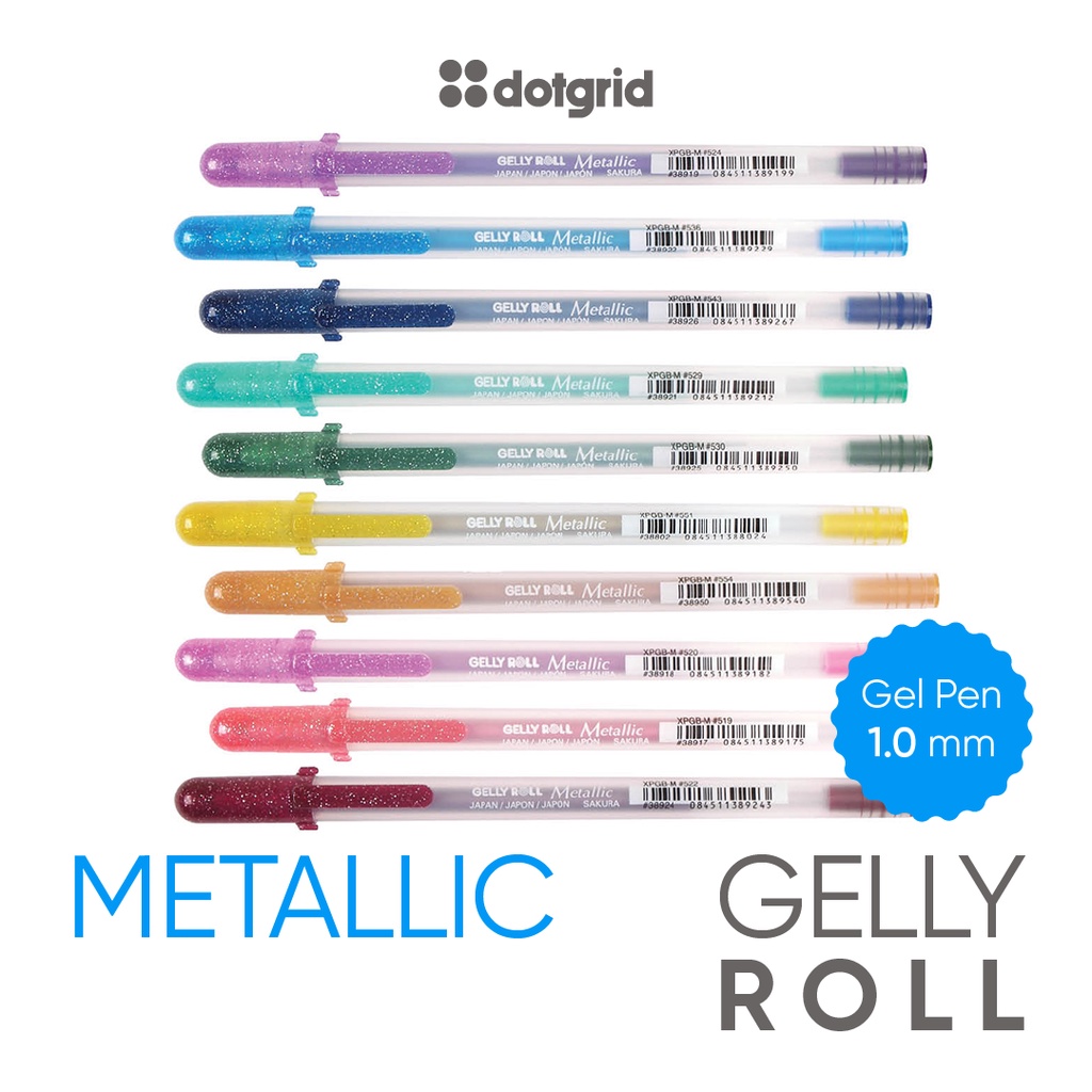 Bút gel Gelly Roll Metallic - 12 màu (cây lẻ)