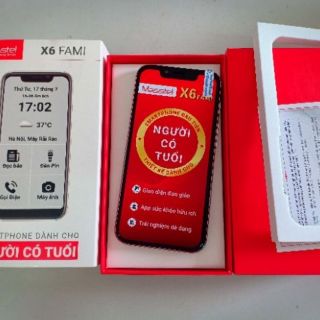 Điện thoại cảm ứng giá rẻ dành cho người già Masstel X6 Fa mini