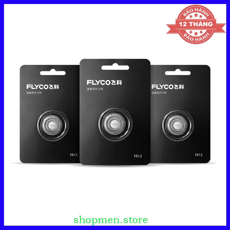 Lưỡi dao cạo râu Flyco Fr12 cho các mã máy Fs901, 902, 903, 900, 926 lưỡi đa kép thế hệ mới