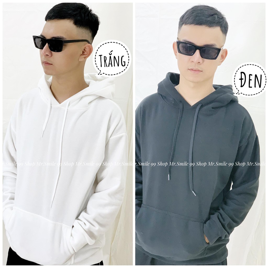 [Hình Thật] Áo Hoodie Trơn ❤️ Unisex Nam Nữ ❤️ MR SMILE 99 SHOP