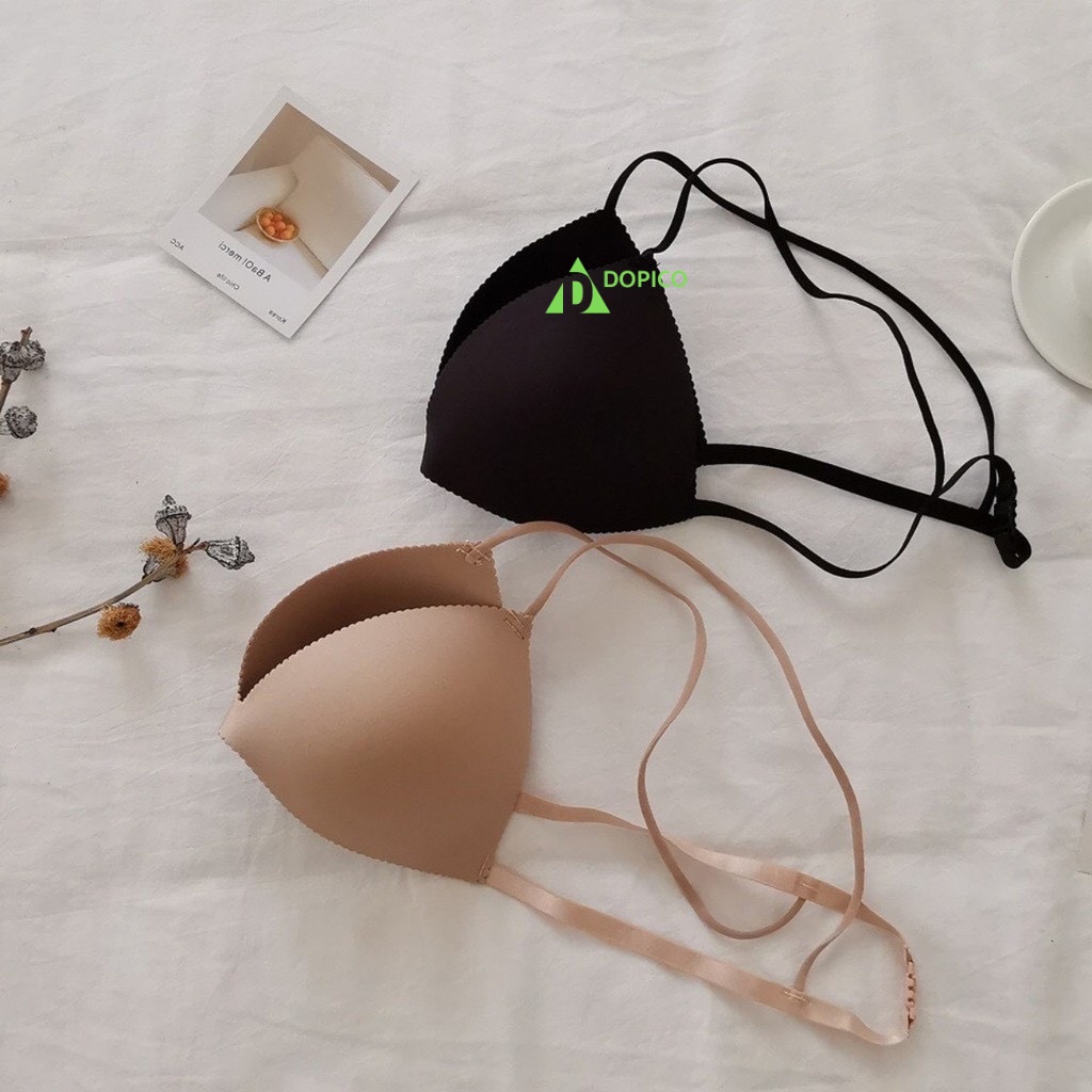 Áo ngực không gọng su nữ mút mỏng, áo bra 2 dây đẹp ôm vòng 1 DOPICO A818 | BigBuy360 - bigbuy360.vn
