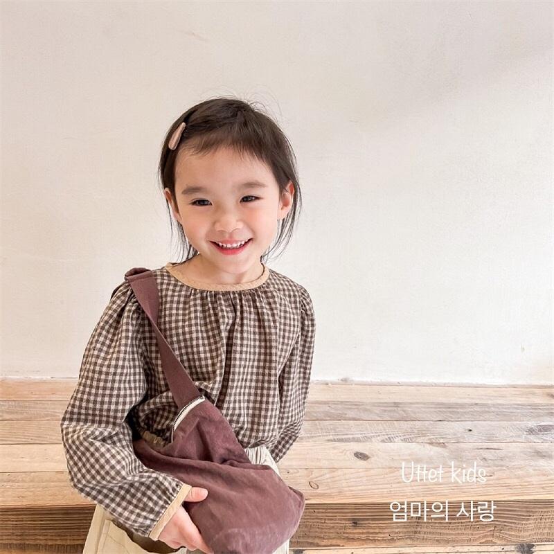 ÁO SƠ MI CARO BÉ GÁI 027 PHONG CÁCH HÀN QUỐC FORM CHUẨN