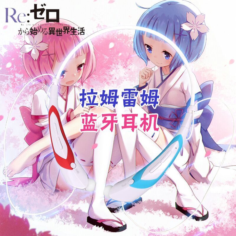 Tai Nghe Thể Thao Không Dây One piece re:zero Tokyo ghoul Hắc quản gia Hatsune MIKU Anime manga nhiều mẫu