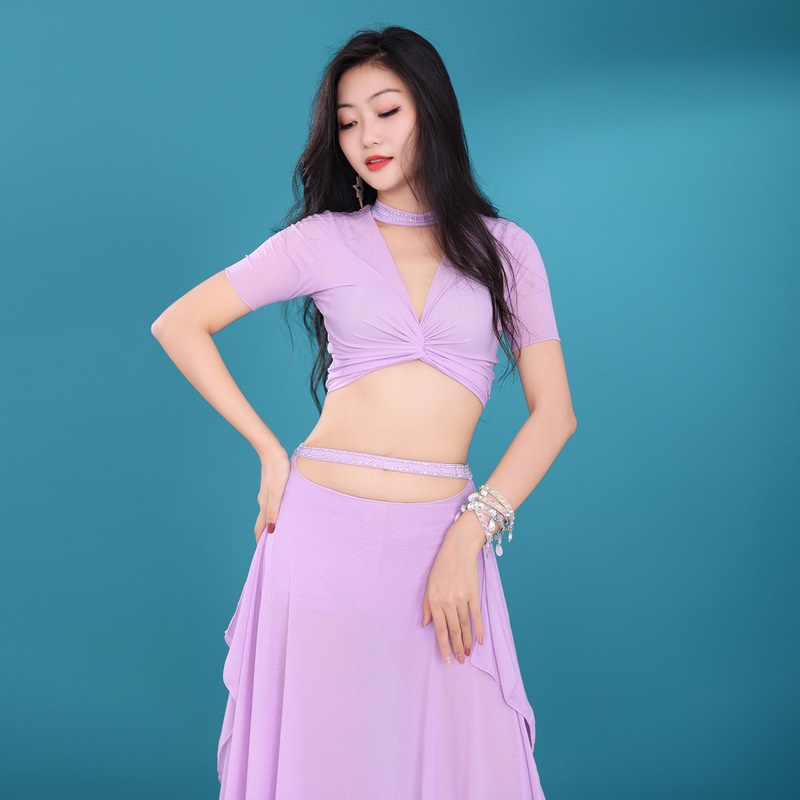 Bộ Trang Phục Múa Bụng Phối Lưới Thời Trang Mùa Hè Xinh Xắn