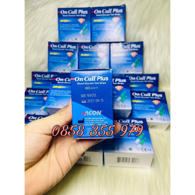 50 Que thử đường huyết On Call Plus