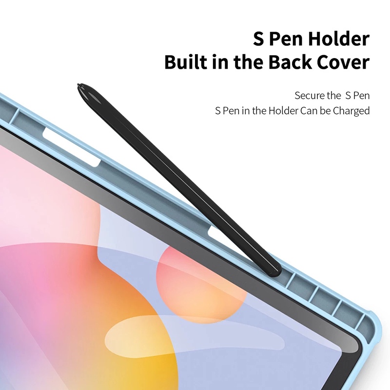 Vỏ bảo vệ máy tính bảng ARESKO có khe bút cho Samsung Galaxy Tab S6 Lite 10.4 Samsung S7 S8 11 IN S7 Plus S7 FE 12.4