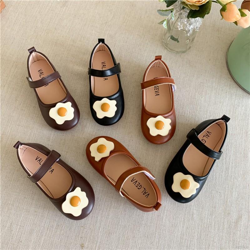 Giày Búp Bê Đế Mềm Thoáng Khí Cho Bé Gái