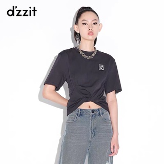 Áo thun xoắn eo Dzzit