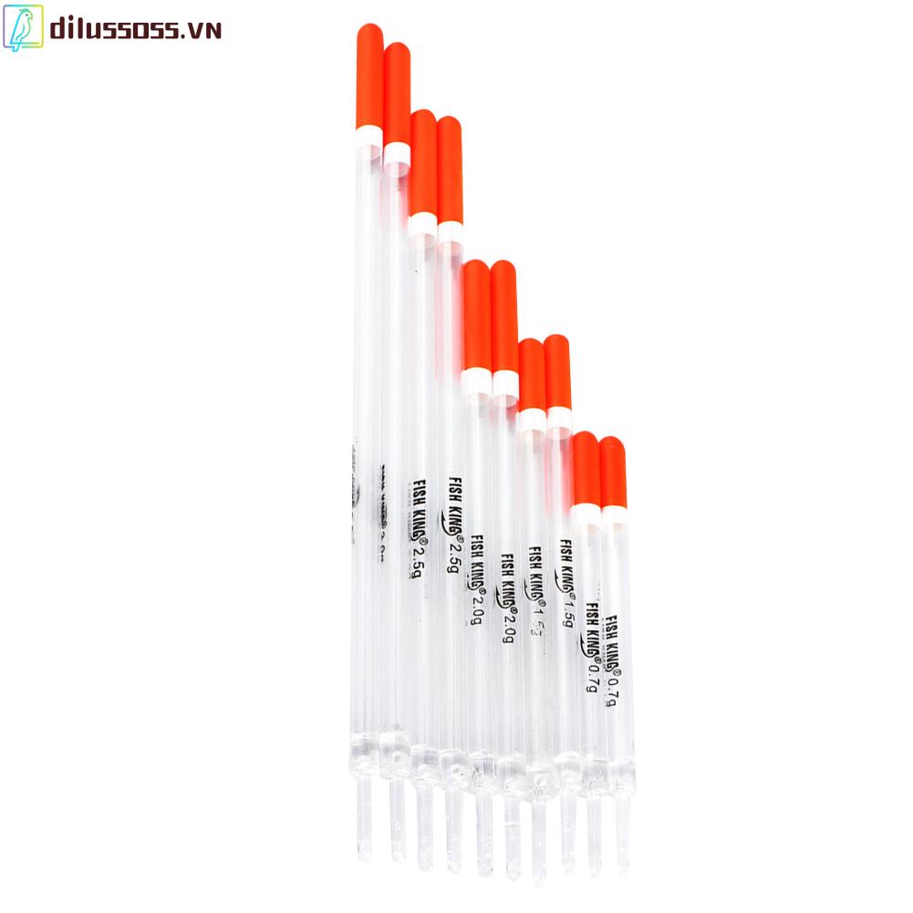 Set 10 Phao Câu Cá Bằng Nhựa Trong Suốt