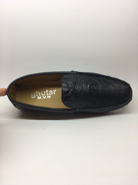 Giầy Mọi Lười Nam Dập Vân Cá Sấu Siêu Chất | BigBuy360 - bigbuy360.vn