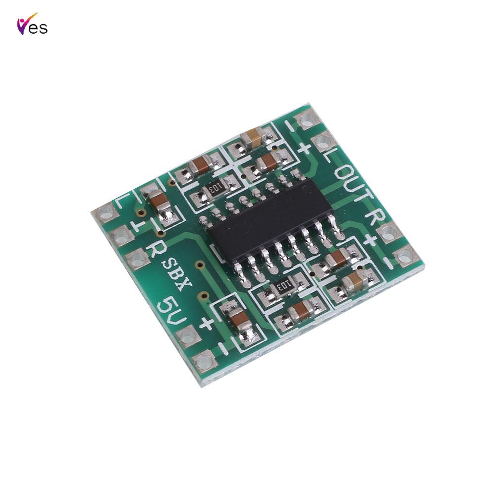 Mô-đun mạch khuếch đại âm thanh kỹ thuật số mini DC 5V cấp D 2*3W USB