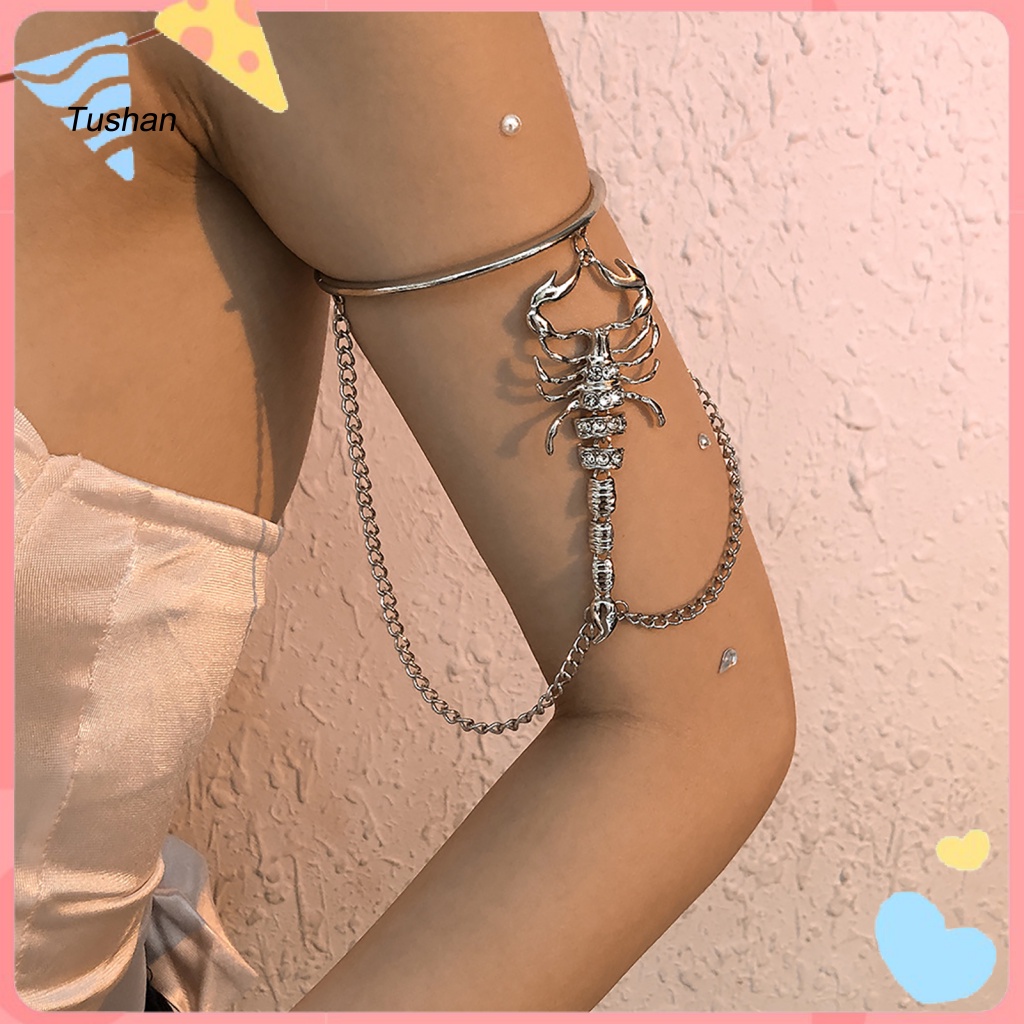 Vòng Đeo Cánh Tay Dạng Vòng Hở Màu Sáng Lâu Trôi Cho Nữ