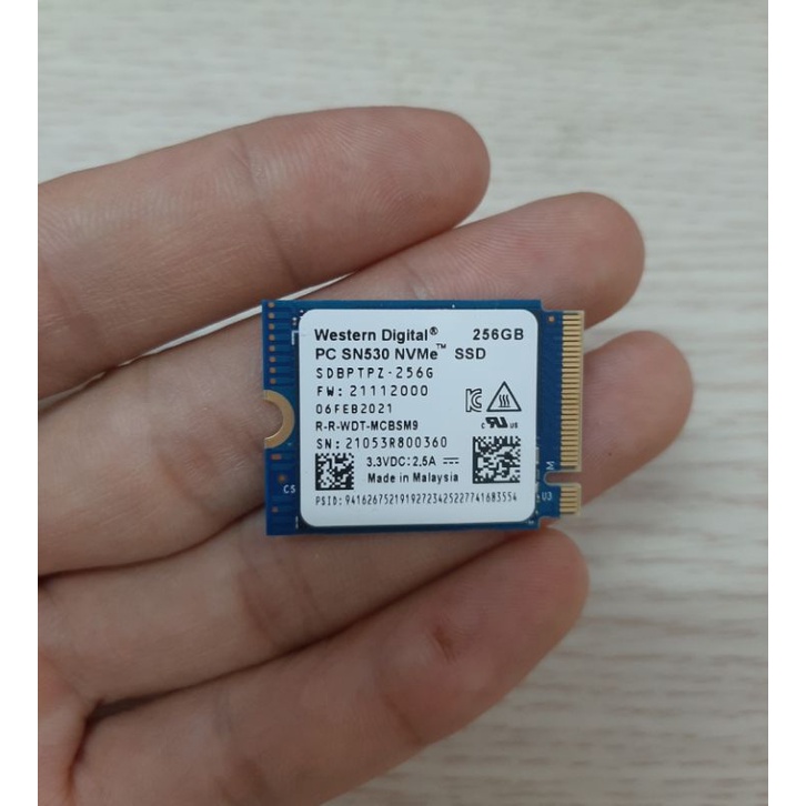 Ổ cứng SSD M2-PCIe 256GB 512GB 1TB WD SN530 NVMe 2230 - bảo hành 3 năm