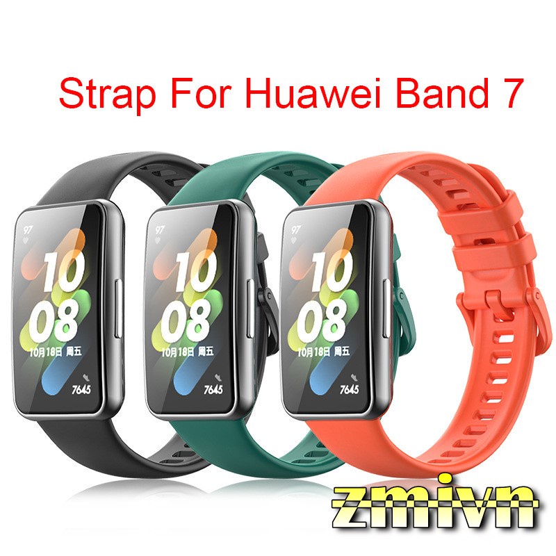Dây đeo Silicone Thay Thế Huawei Band 7 Band7 mềm mịn nhiều màu