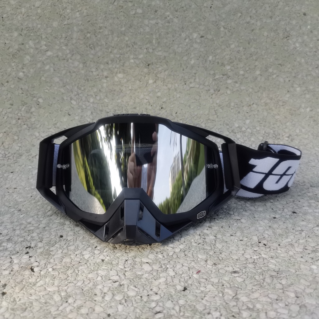 Kính Gắn Nón Bảo Hiểm 100% Cho Nam Nữ Đi Xe Mô Tô Địa Hình Atv