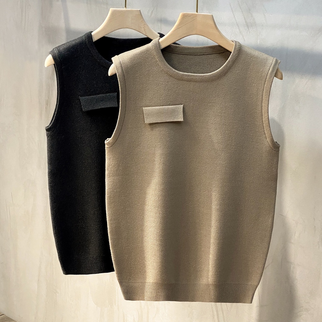 Áo len nam ba lỗ cao cấp phong cách lịch lãm mặc đi làm, đi chơi