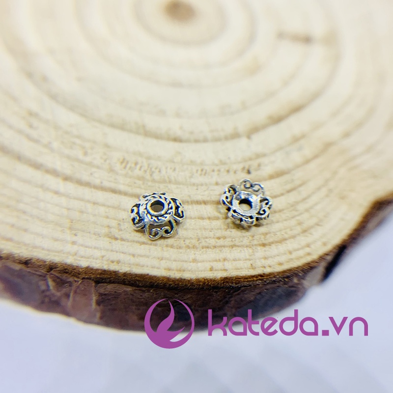 DHBT Combo 10 đế hoa bạc Thái S925 dùng mix vòng , size 6/8/10 li