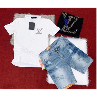 Áo đính đá LV siêu đẹp hình thật chụp sàn