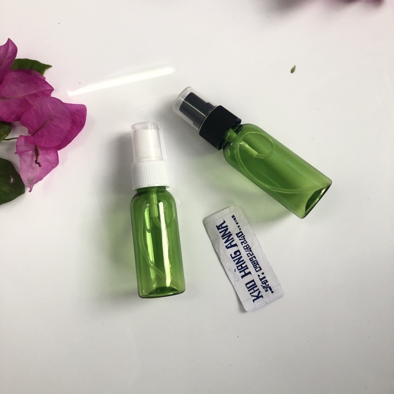 [ Hủ Chai 30ml ]  SET 50 CHAI NHỰA NHỎ 30ML - Combo 50 bình nhựa pet Nâu/ Xanh / Trắng xịt sương / xịt giọt / nắp bật