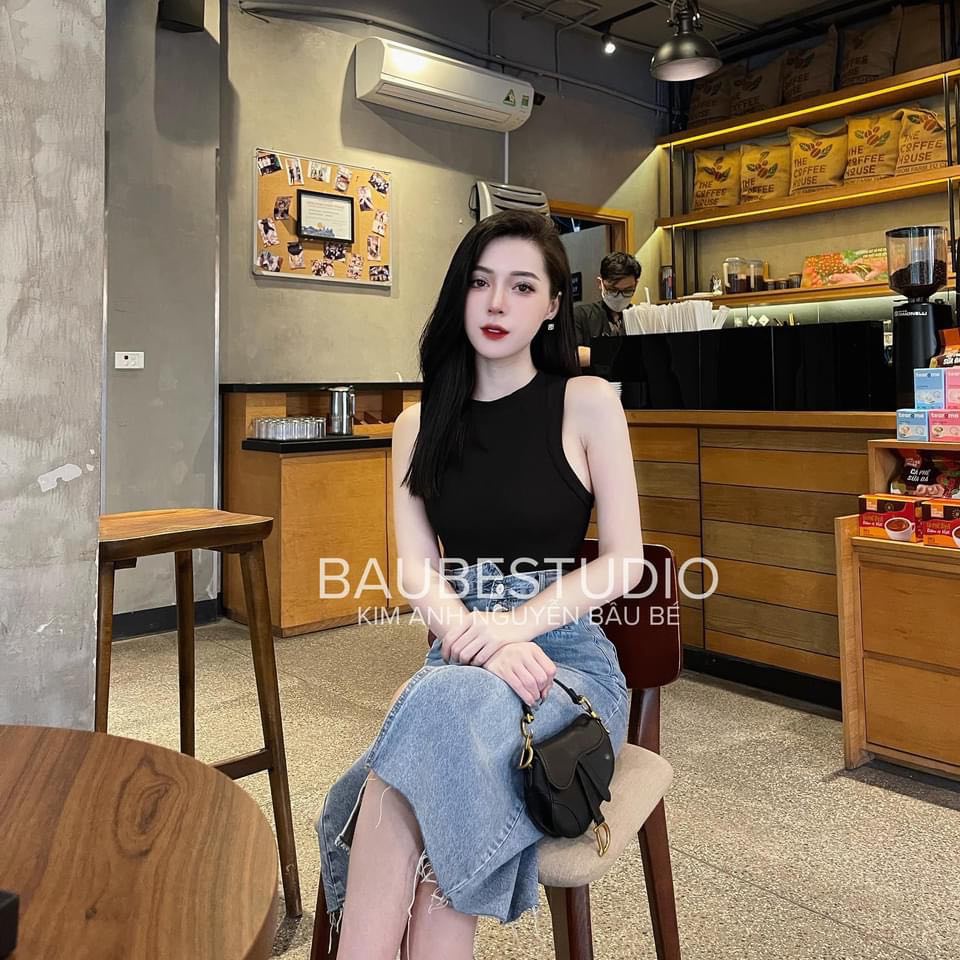 Áo Ba Lỗ Croptop sát nách croptop nữ ôm body chất borip 100% thun lạnh cao cấp