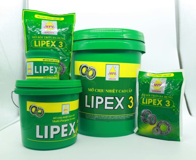 Mỡ chịu nhiệt Lipex 3 vàng LON 400GR | BigBuy360 - bigbuy360.vn