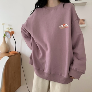 Áo Sweater in họa tiết phong cách Hàn Quốc dành cho nữ
