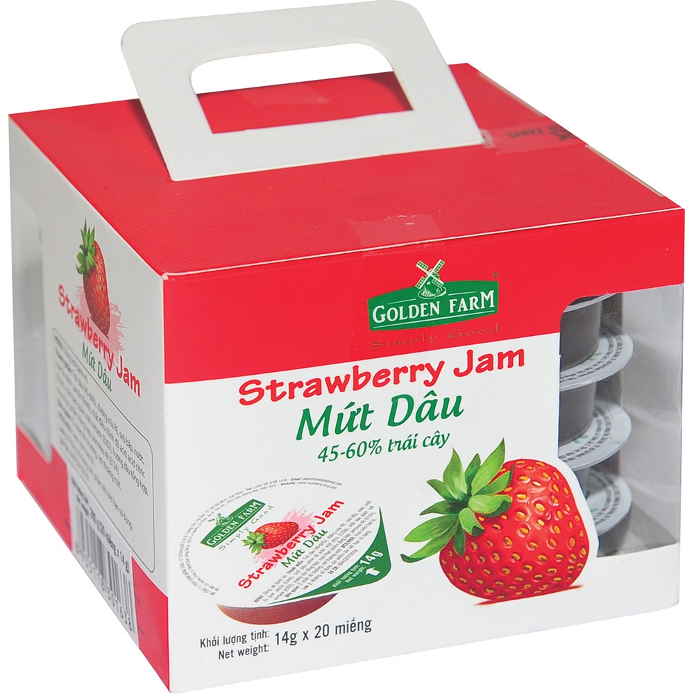 Mứt Dâu, Cam 14G