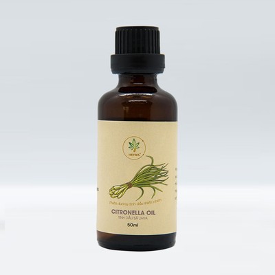 [CHAI LỚN] Tinh dầu Sả Java HEIWA nhập khẩu Ấn Độ có giấy kiểm định, dung tích 50ml đuổi muỗi, xông phòng, hiệu quả