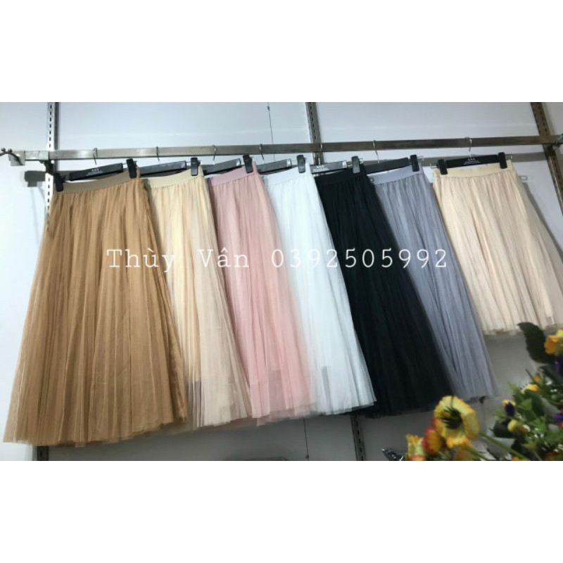 Chân váy công chúa lưới voan maxi 3 lớp hàng Quảng Châu - chân váy tutu