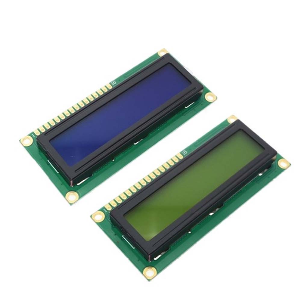 GLENES 5V LCD Module Green screen LCD Display Module Display Module 1602 for Arduino 16x2 Character Module Blue screen White code LCD Screen Board/Multicolor