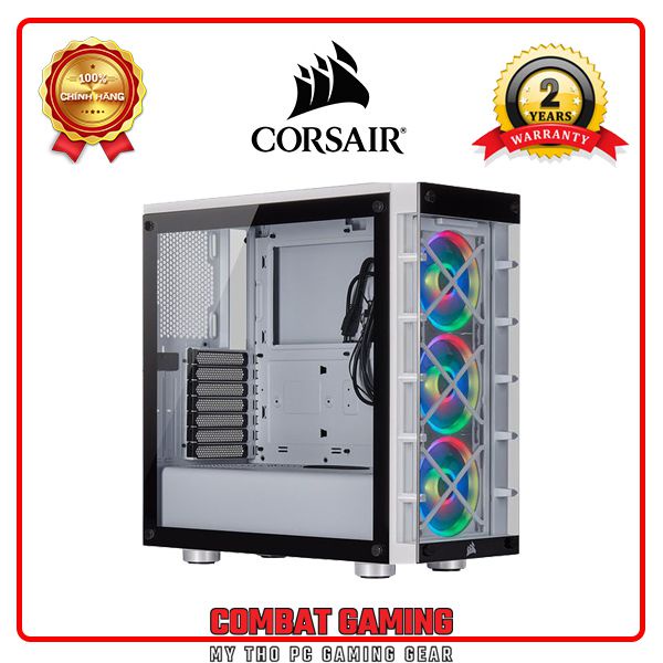 CASE CORSAIR 465X TG RGB (Kèm 3 FAN CORSAIR LL120 RGB)